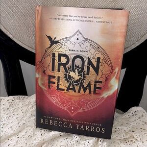 Iron Flame Book by Rebecca Yarros (1st first edition, 2nd print)